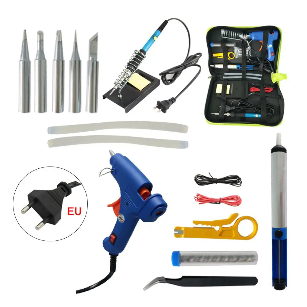 Buy EU/US Electric Soldering Iron Kit Adjust Hot Melt
