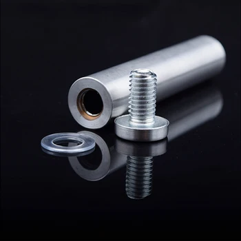 

DHL Free Shipping Stainless Steel Decorative Screw Caps Sign Standoffs for Screw Fastener 19*60mm 100Pcs/lot