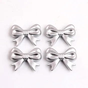 

Kwoi vita Chunky Wholesales 47x37mm 50pcs A lot Acrylic Bow Beads for DIY Beaded Necklace Jewlery