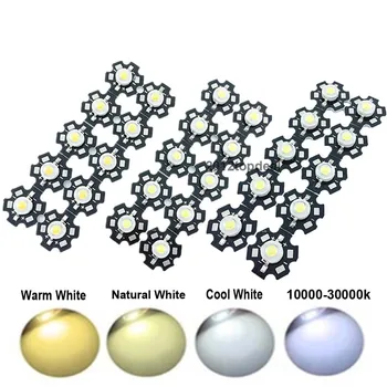 

10-100pcs 1W 3W High Power LED Light-Emitting Diode LEDs Chip SMD Cool Whtie Warm White 10000k For SpotLight Downlight Lamp Bulb