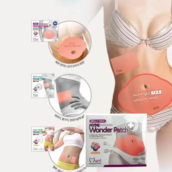 

2Bags Slimming Cream Patch Weight Loss Fat Burning Anti Cellulite MYMI Wonder Belly Abdomen Navel Stick Efficacy Slim Masajeador
