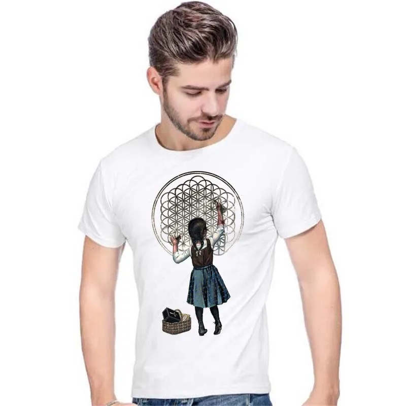 

mens t shirts fashion 2019 Bring Me The Horizon T Shirt O NECK short-sleeved t-shirt men and women tshirt