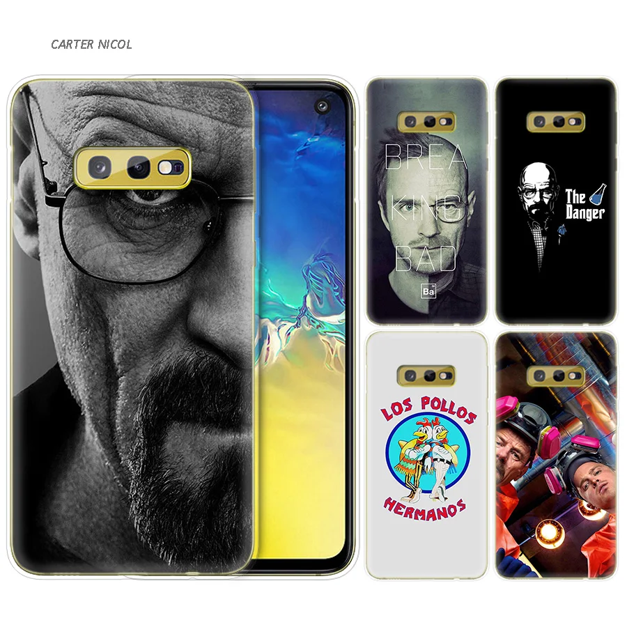 

Silicone Case for Samsung Galaxy M20 M10 S10e S10 Plus S10+ 5G Phone Cases Cover Ultra Luxury Breaking Bad Chemistry Walter whit