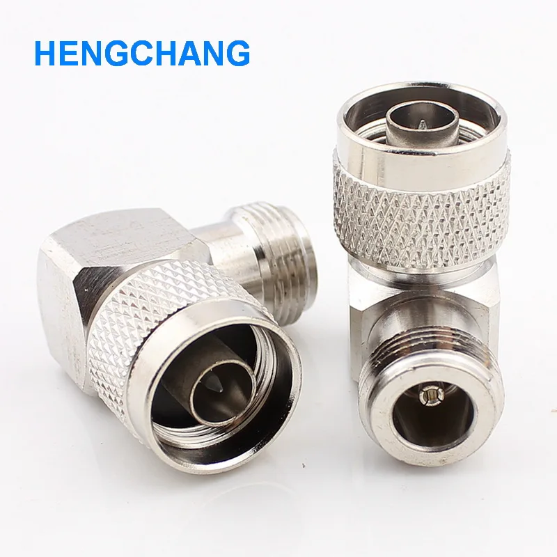 

right angle N type Male to Female connector Rf feeder line connector high-frequency N-type connector 2pcs