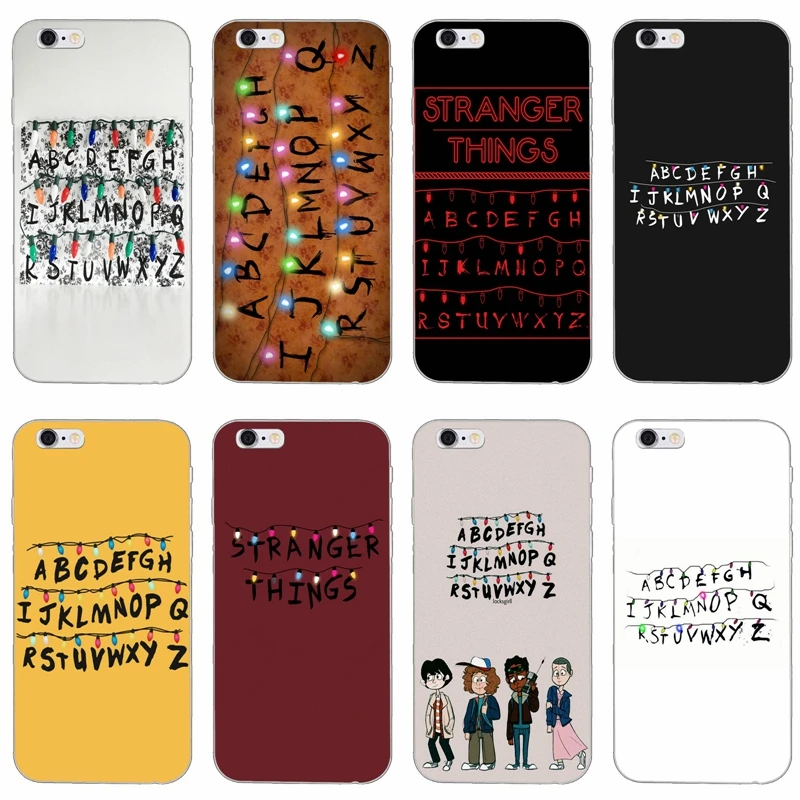 

Stranger Things Alphabet Lights silicone Soft phone case For Samsung Galaxy S3 S4 S5 S6 S7 edge S8 S9 Plus mini Note 3 4 5 8