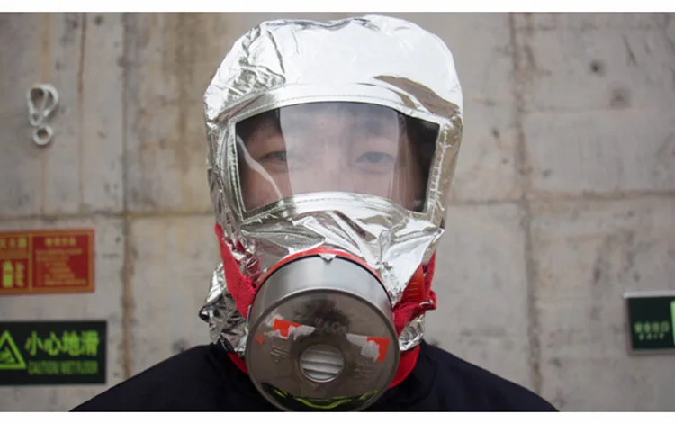 Fire Escape Mask 30 Minutes Emergency Oxygen Gas Masks Respirators  3C certification Smoke Toxic Filter Mask with packing box (5)