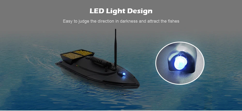 Flytec 2011-5 Fish Finder Fish Boat 1.5kg Loading 500m RCl Fishing Bait Boat 2011-15A RC Ship Speedboat RC Toys EU Plug