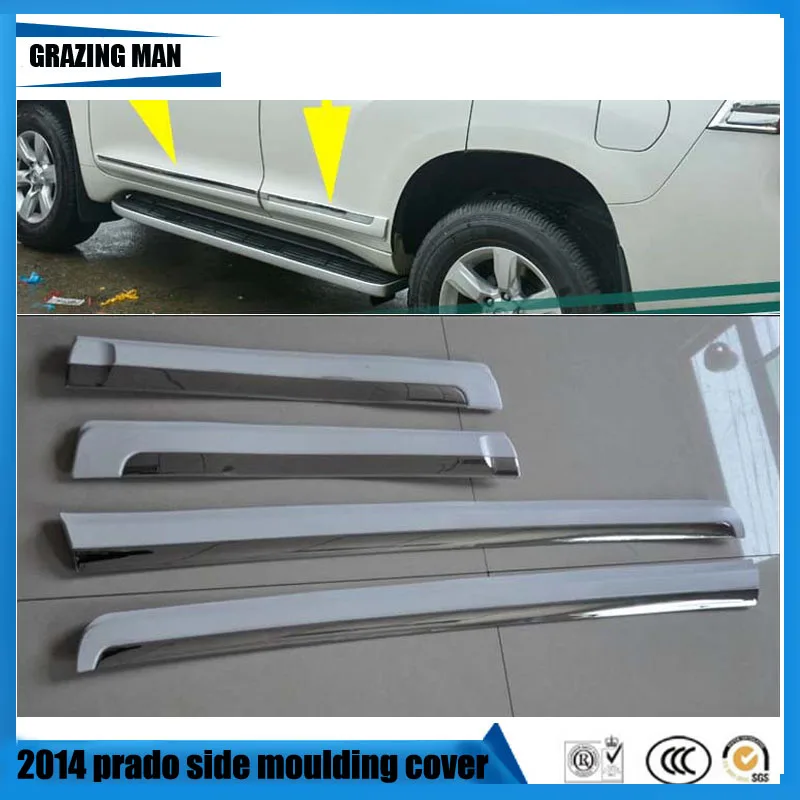

Chrome Body Side Moulding Cover Trim For Land Cruiser Prado 150 LC150 2010-2018 SUV Styling Accessories