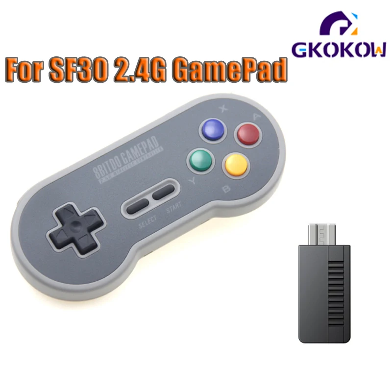 8 битдо SF30 SN30 2 4G беспроводной геймпад Ретро пульт управления с NES приемник USB-C
