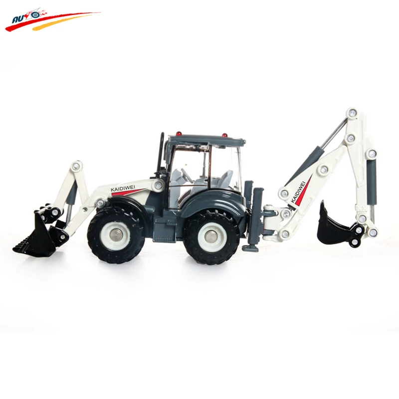 KAIDIWEI Alloy Excavator 1 50 Two way Forklift Bulldozer Back Hoe Loader shovel Diecast Model For