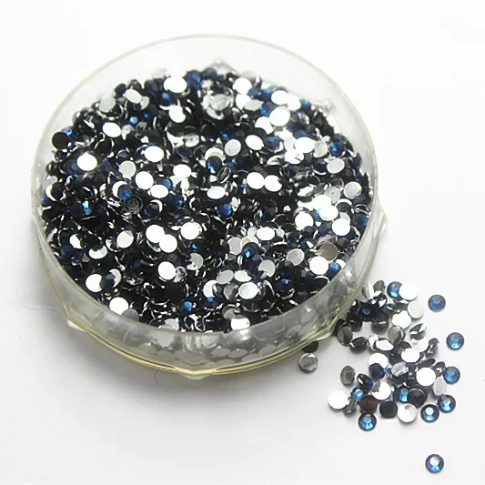 5000pcs/pack 3mm SS12 Resin Flatback Rhinestone Montana 14 facets for nail art decoration rhinestone | Дом и сад