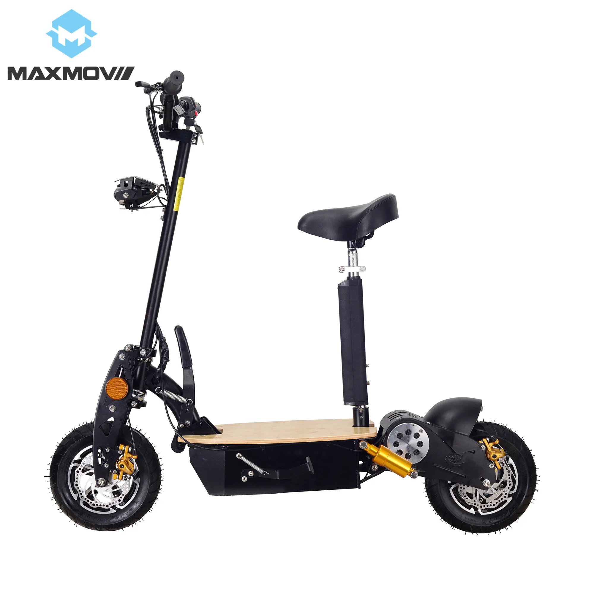Perfect 2000W 60V Adult Foldable Two Wheel Off-road Electric Scooter with Front and Rear LED Lights 1