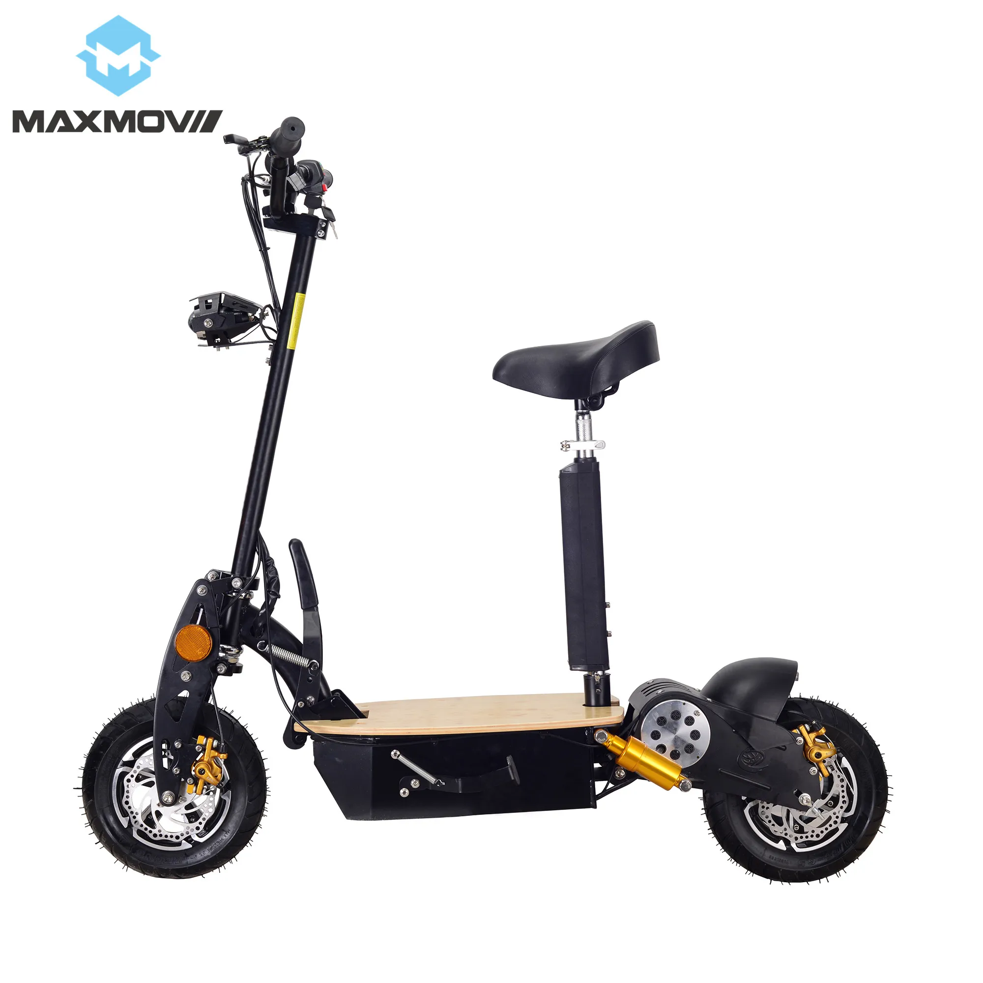  2000W 60V Adult Foldable Two Wheel Off-road Electric Scooter with Front and Rear LED Lights