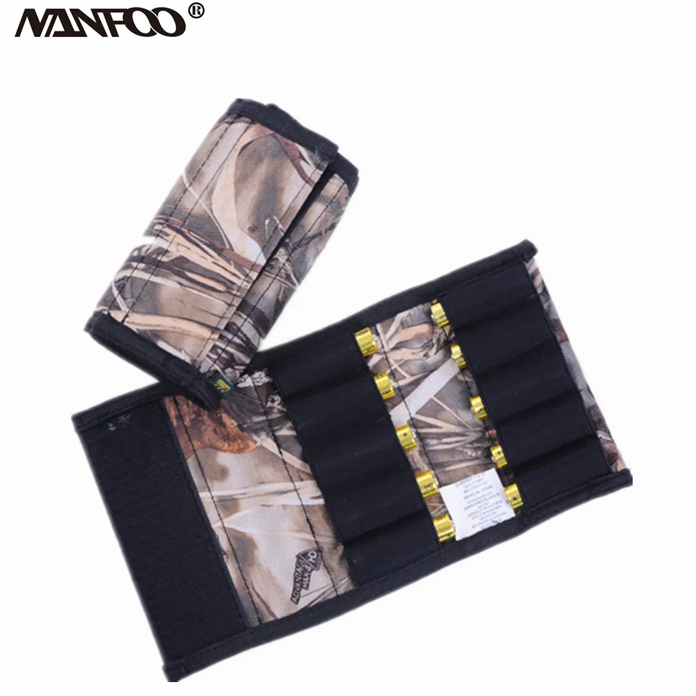 

New Design Folding Ammo Bag Hunting Bullet Holder shell pouch 10 Round Shotgun Shell Holder Cartridge holder Attached to Belt