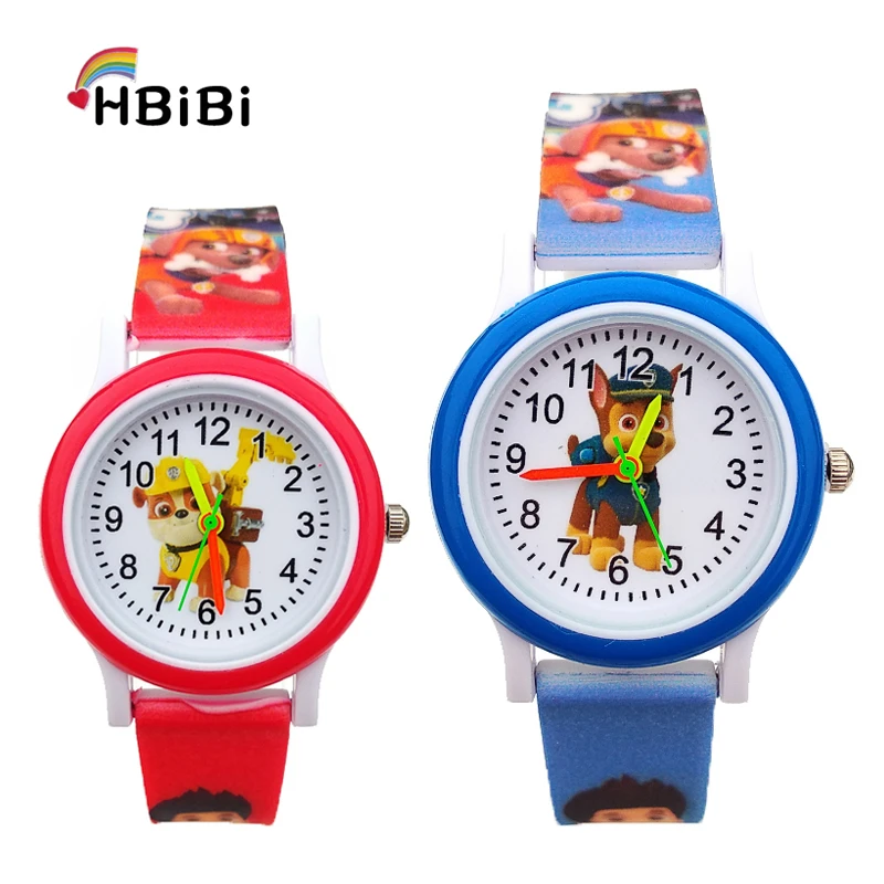 Лидер продаж, модные детские часы с изображением животного мира pooch team, водостойкие детские часы для мальчиков и девочек, детские