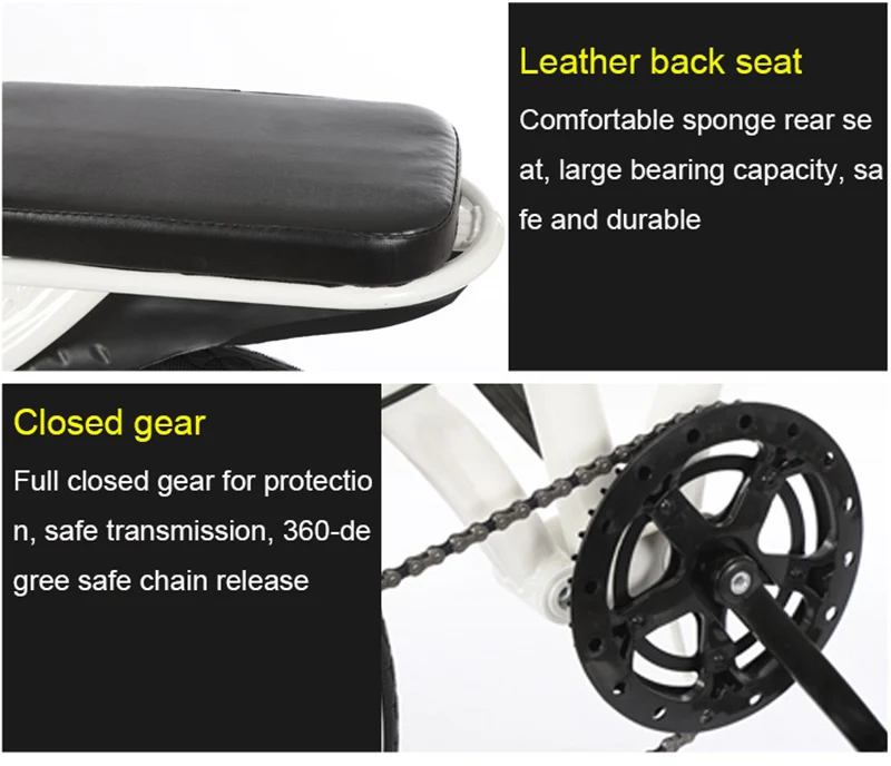 Clearance Folding Bicycle 16-Inch Three-Knife Single-Speed Disc Brake Men And Women Ultra-Light Student Portable Bicycle 7