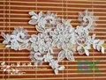 Новые Lace100 двор 3 см ширина высокого качества в нигерийском стиле платье кружевной отделкой африканский гипюр Черный Камень кружева лента DHL