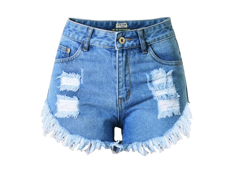 destroyed denim shorts womens