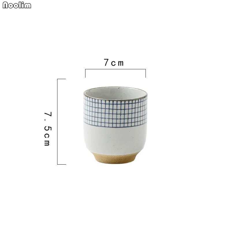 Ретро японская керамическая чашка для супа грубая керамика ручная роспись индивидуальная креативная чашка кофейное вино чашки Посуда для напитков