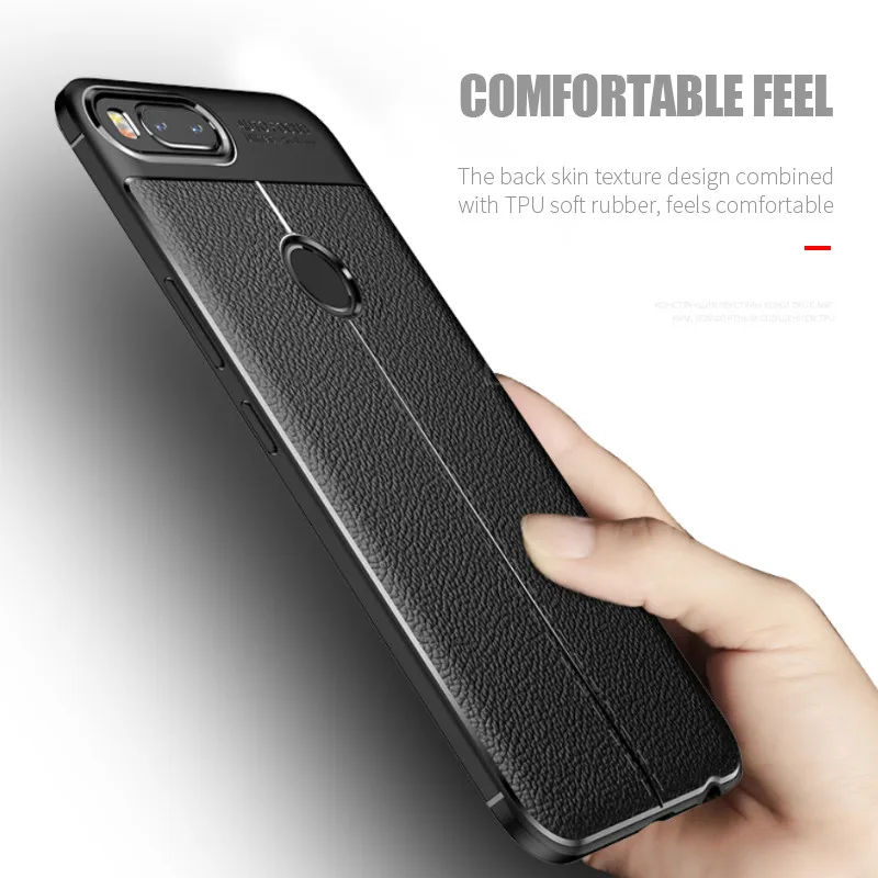 

Bupud luxury leather carbon fiber Case for xiaomi Mi A1 Mi A2 lite phone case For Xiaomi Pocophone f1 Mi 8 SE Mi9 MIX 2 Case