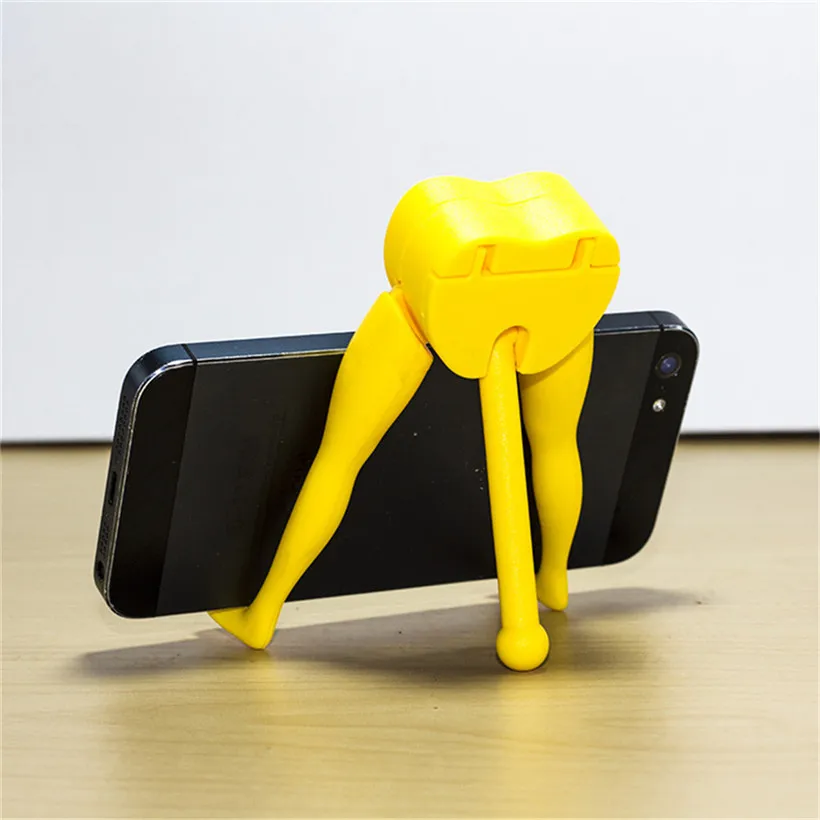 Novelty Three Legs Smart Phone Holders For iPhone For Samsung For