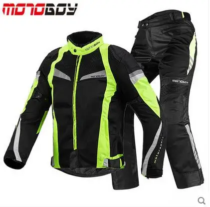 Новые MOTOBOY Riding Tribe летние дышащие мотоциклетные наборы Защитная куртка+ штаны Ridi по EMS