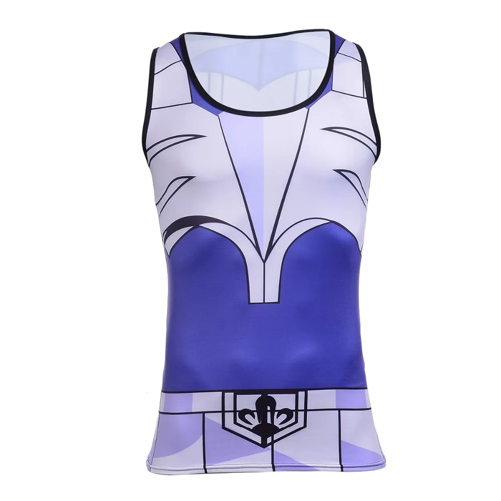 2018 Summer Style Mens Tank Tops 3D Print Anime Dragon Ball Super