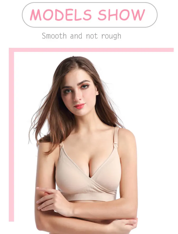 Wirefree Nursing Sleep Underwear Prevent Sagging Breastfeeding Bras Pregnancy Clothes for feeding Bra Soutien Gorge Allaitement (5)