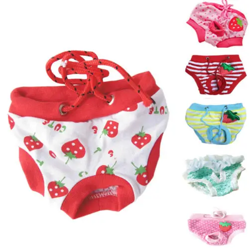 

1pce Pet Dog Puppy Sanitary Pants Underwear Diaper Nappy Optimal For Home Pet