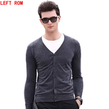 Knit male the new men’s cultivate one’s morality cotton cardigan leisure fashion men’s wear thin sweater big yard