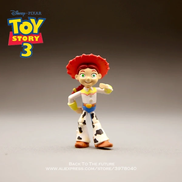 Миниатюрная кукла Джесси из Истории игрушек 3 Disney экшн фигурка Q Version 5 см ПВХ аниме