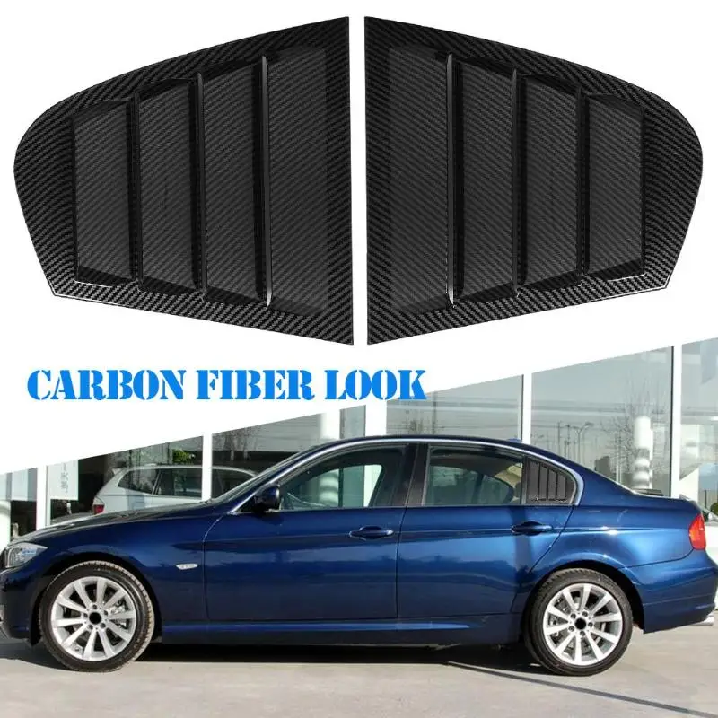 1 пара Автомобильная боковая задняя левая+ правая оконная панель задней боковой части кузова боковой вентиляционный колпак воздухозаборника для BMW 3 серии E90 2009-2011