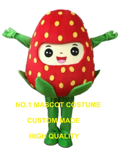 

red strawberry mascot costume custom cartoon character cosplay carnival costume 3021