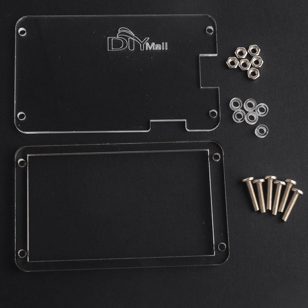 3 2 acrylic transparent clear case enclosure for nextion 3 2 inch hmi