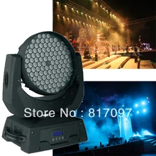 Recien Llegado 108X3 Вт светодиодный Cabeza Movil Wash 15 DMX Espectaculo Luz Sonido Etapa Iluminacion Envio Gratis impesto No Incluido
