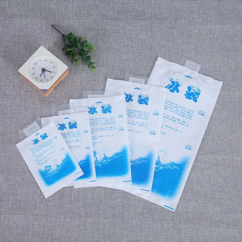 

50pcs/lot Reusable Gel Ice Bag Insulated Dry Cold Ice Pack Gel Cooler Bag for Food Fresh Food Ice Bag