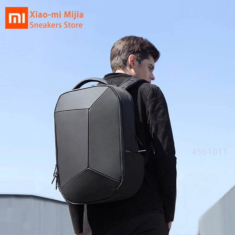 Xiaomi Mijia гик рюкзак бизнес путешествия водонепроницаемый 15,6 дюймов ноутбук большой емкости модные черные для мужчин и женщин пакет сумки