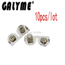 10 шт./лот высокое качество батарея терминальный разъем с пружиной Контакты Замена корпуса подходит для 【dogbc GameBoyColor батарея держатель