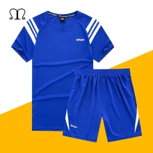 Летняя мужская спортивная одежда мужской спортивный костюм с короткими рукавами футболка+ шорты комплекты из 2 предметов повседневные пляжные Модные мужские повседневные Костюмы