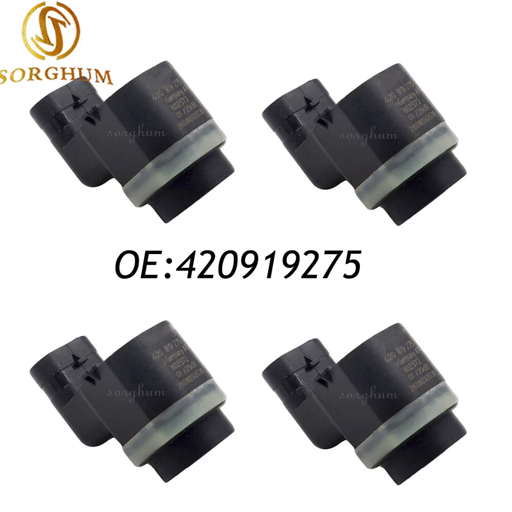 

4PCS 420919275 Parking Sensor For VW Golf Audi A5 A6 Quattro Q7 R8 Seat Skoda 4H0919275A 3C0919275Q