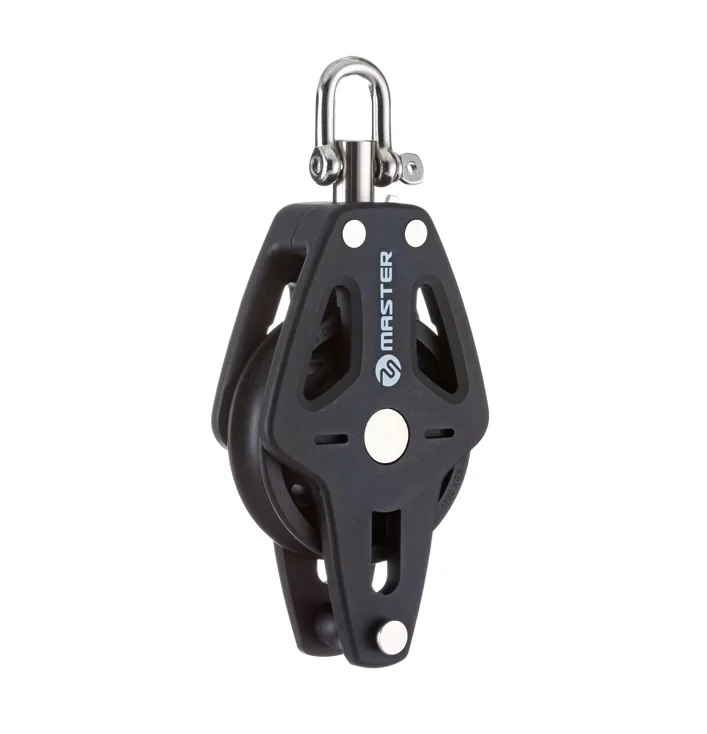【Master】50mm Single//Swivel//Becket Plain Bearing Dinghy Block