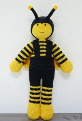 Вязаные Игрушки Кукла-амигуруми пчела Номер модели XH0412049