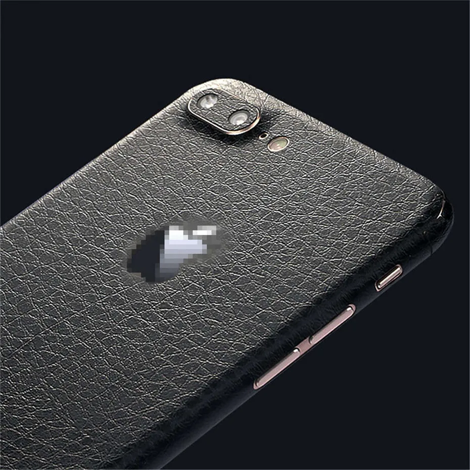 جلدية فاخرة الهاتف الجسم ملصق الجلد ل iphone 6 7 8 زائد X XS حالة غطاء واقي للهاتف المحمول التصميم ملصقات نمط الخلفي فيلم