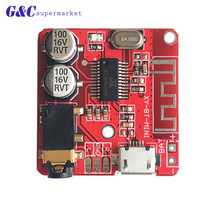 

MP3 Bluetooth Decoder Board Lossless Car Speaker Audio Amplifier Board Modified Bluetooth 4.1 Circuit Stereo Receiver Module 5V