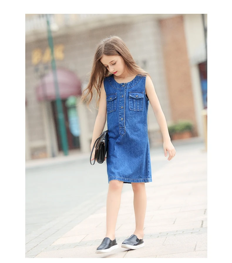 pocket denim dress 1-11