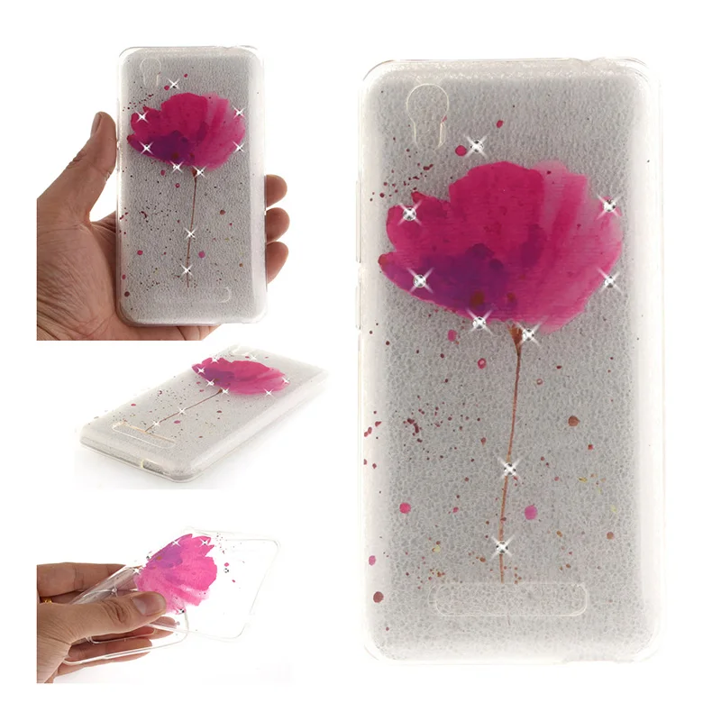 Soft TPU Phone Case For ZTE Blade X3 T620,KeFo Bling Rhinestone Silicone For ZTE Blade A452 Q519T Blade D2 Blade T620 5.0 inch Cover (11)