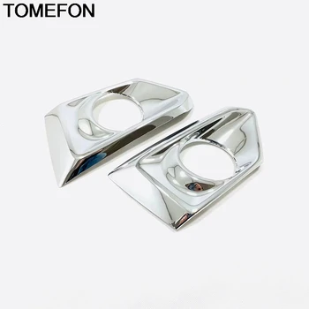 

TOMEFON For Nissan Altima Teana 2019 Car Front Head Fog Light Lamp Bezel Sticker Frame Cover Trim Exterior Accessories ABSChrome