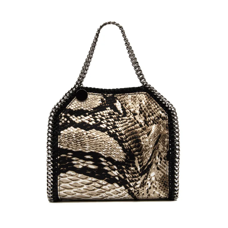 

SGARR Women Chiffon Serpentine Handbags High Quality Ladies Shoulder Bag Fashion Designer Chain Female Crossbody Messenger Bags
