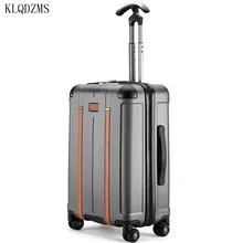 KLQDZMS 20/24/28 дюймов Высокое качество ПК багаж на ролликах Для мужчин Бизнес чемоданы на колесах Для женщин Дорожная сумка на колесах с пластиковым каркасом