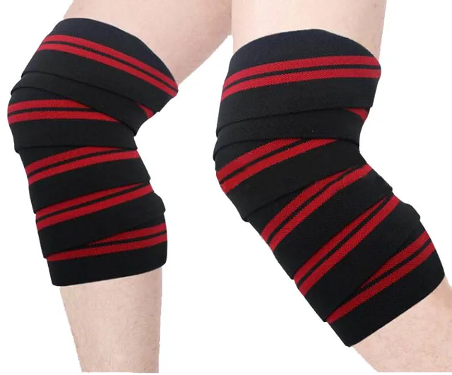 Sports Knee Wraps (Pair) for Cross Training ,Gym Workout,Weightlifting,Fitness & Powerlifting